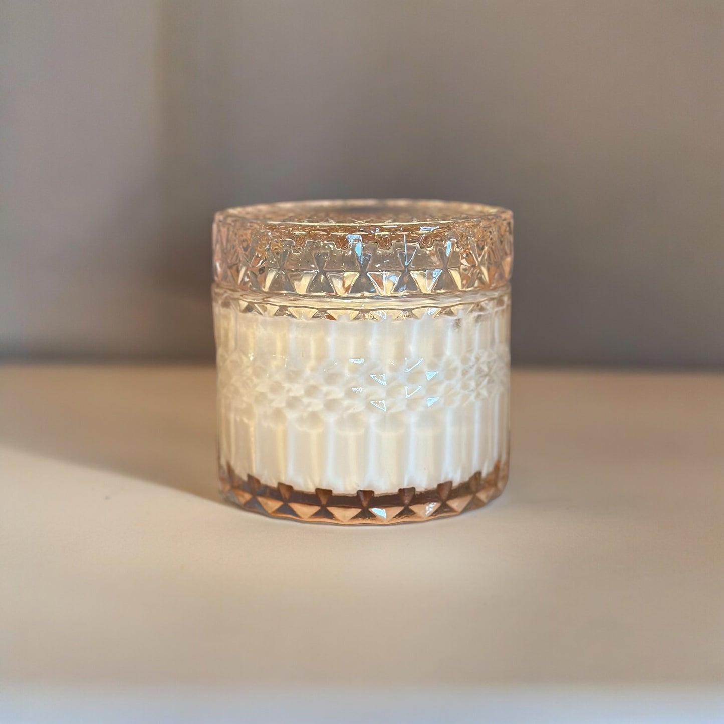 Luxe 7 oz Candle - Rose Glass Vessel