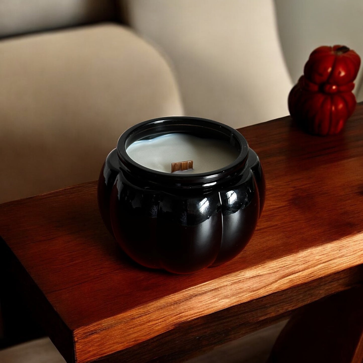 Limited Fall Pumpkin Candle - Black